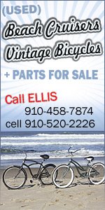 Grat prices on used bicyles, cruisers, vintage, 3 wheelers