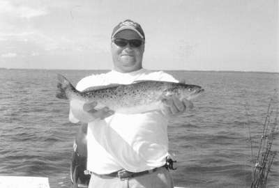 Roger caught this speckled trout.