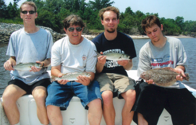 These guys caught some nice fish while fishing aboard Affordable Charters.