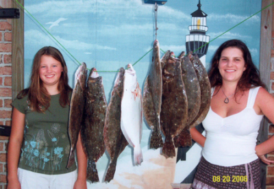 Abby and Lane Wallace from Salisbury N.C. caught these fish with their dad at Snow’s Cut aboard Affordable Charters.