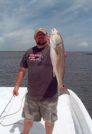 Nick caught this Red Drum aboard Affordable Charters.