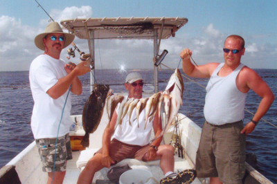 Jacob Humrich caught these large fish aboard Affordable Charters.
