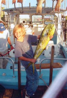 Evan Pye caught this Dolphin aboard Cheerio Lady with Captain Caleb Batson.