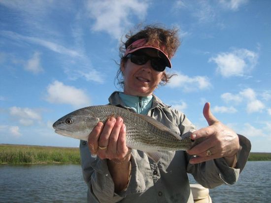 red drum while fishing in the Cape Fear River