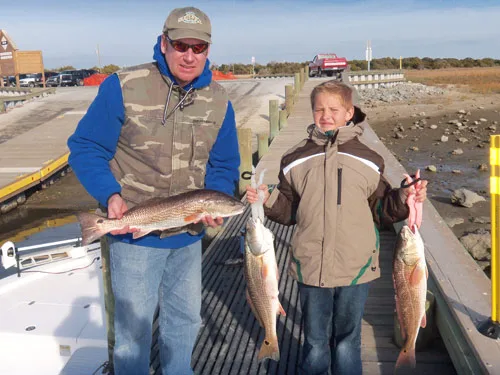 Seahawk Inshore Fishing Charter on this trip caught several redfish