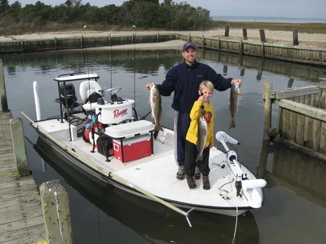 Seahawk Inshore Fishing Charter reds schooled up on the flats